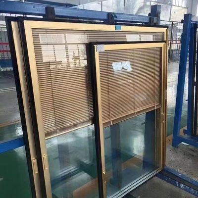 12.5mm Louver Size Minetal Встроенное изоляционное стекло с регулируемым алюминиевым ловушкой